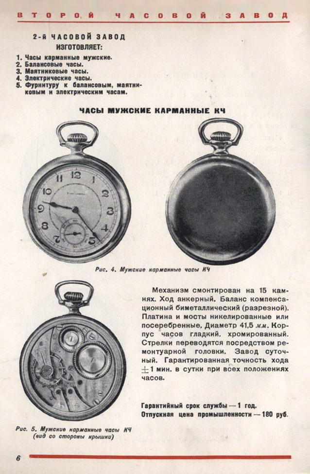 Каталог часы и часовая фурнитура 1940 год. 07