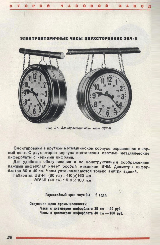 Каталог часы и часовая фурнитура 1940 год. 29