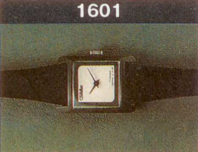 Механические наручные часы. Модель 1601. 14